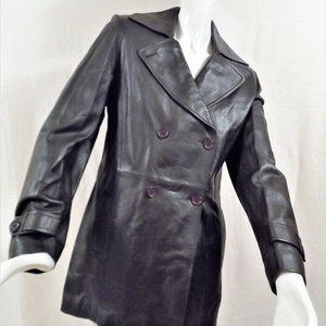 GERARD DAREL LEATHER COAT NWT